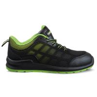 Safeet Werkschoen Safety Sneaker Askim Laag S1P | Zwart/Limoen | Maat 45 - 8719388017389