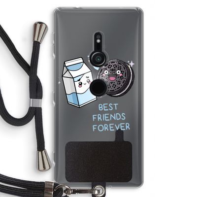 Best Friend Forever: Sony Xperia XZ2 Transparant Hoesje met koord