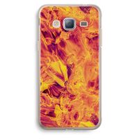Eternal Fire: Samsung Galaxy J3 (2016) Transparant Hoesje Eternal Fire: Samsung Galaxy J3 (2016) Transparant Hoesje