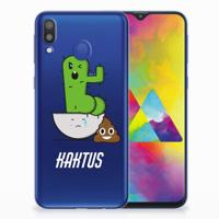 Samsung Galaxy M20 (Power) Telefoonhoesje met Naam Cactus Poo