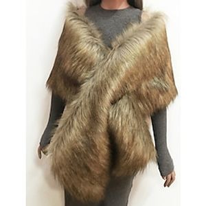 Dames Jas van imitatiebont Winddicht Ademend Straat Urheilu Alledaagse kleding Vakantie Extra groot Pullover V-hals Street Style Effen Kleur Normale pasvorm bovenkleding Mouwloos Herfst Winter Kleur Lightinthebox