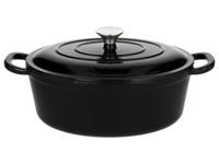 SILVERCREST Gietijzeren braadpan 29 cm 4,2 L (Zwart)