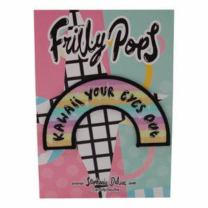Frilly Pops Kawaii your eyes out - patch (strijken)