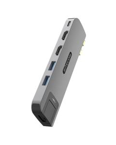 Sitecom 6-in-2 MacBook Multiport Hub dockingstation USB-C, HDMI, USB-A