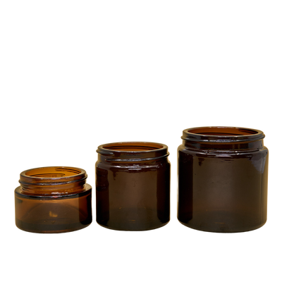 Glazen Pot - Bruin (incl. dop) 30 ml