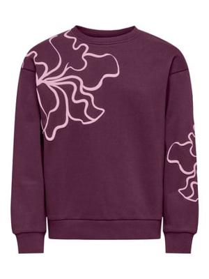 Kids ONLY winter sweater meisjes - paars - KogOdessa - loose fit