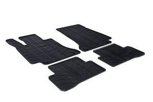 Rubbermatten passend voor Mercedes C-Klasse W205 2014- (T-Design 4-delig + montageclips) GL0320