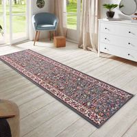Loper Vintage - 80x250cm - Grijs Vintage Vloerkleed - 123vloerkleed.nl is de online webshop voor vloerkleden en woonaccessoires. - thumbnail