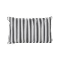 Buitenkussen 30x50 cm Antraciet Streep - Annas collection