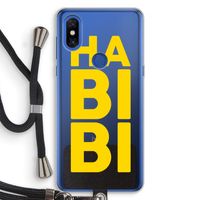 Habibi Majorelle : Xiaomi Mi Mix 3 Transparant Hoesje met koord