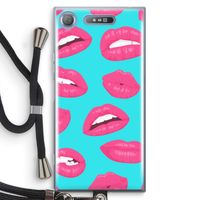 Bite my lip: Sony Xperia XZ1 Transparant Hoesje met koord
