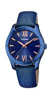 Horlogeband Calypso K5718.4 Leder Blauw - thumbnail