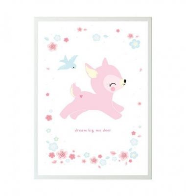 A Little Lovely Company poster Hert meisjes 50 x A Little Lovely Company poster Hert meisjes 50 x