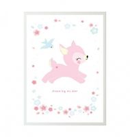 A Little Lovely Company poster Hert meisjes 50 x - thumbnail