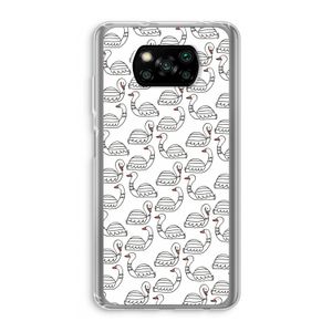 Zwanen: Xiaomi Poco X3 NFC Transparant Hoesje