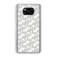 Zwanen: Xiaomi Poco X3 NFC Transparant Hoesje Zwanen: Xiaomi Poco X3 NFC Transparant Hoesje