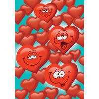 Wenskaarten Veel Liefs pak a 10 stuks