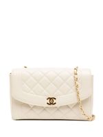 CHANEL Pre-Owned sac porté épaule Diana médium (1997) - Blanc - thumbnail