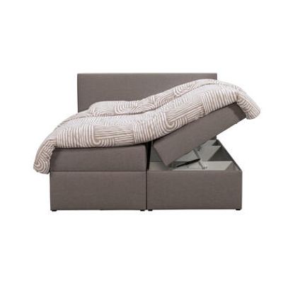 Boxcombinatie met opbergruimte Orebro 6-delig - taupe - 160x200 cm - Leen Bakker