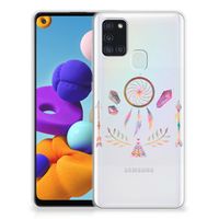 Samsung Galaxy A21s Telefoonhoesje met Naam Boho Dreamcatcher