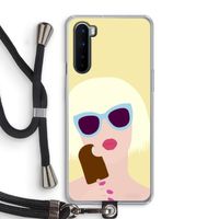 Ice cream: OnePlus Nord Transparant Hoesje met koord