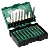 HiKOKI 40030022 Bitset T-profiel, Plat, Kruiskop Phillips, Kruiskop Pozidriv, Zeskant Incl. bithouder