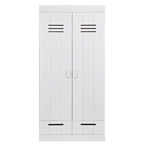Woood Connect Kast 2-deurs met lades, planken en roede