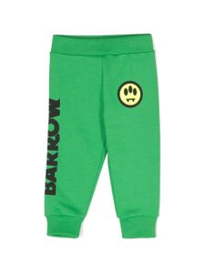 Barrow kids pantalon de jogging en coton à logo imprimé - Vert