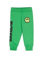 Barrow kids pantalon de jogging en coton à logo imprimé - Vert