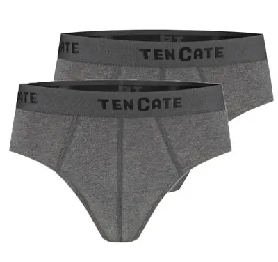 Basics 2-Pack heren sportslips - 32319 - Heren slips met elastische band - Biologisch katoen - Mannen ondergoed