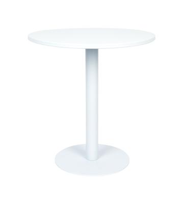 Zuiver Ronde Tuintafel 'Metsu' Staal, 70cm, kleur Wit