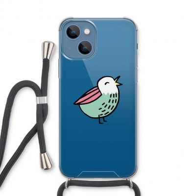 Birdy: iPhone 13 Transparant Hoesje met koord