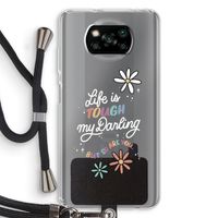 Tough Life: Xiaomi Poco X3 Pro Transparant Hoesje met koord