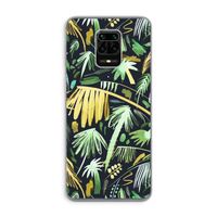 Tropical Palms Dark: Xiaomi Redmi Note 9 Pro Transparant Hoesje