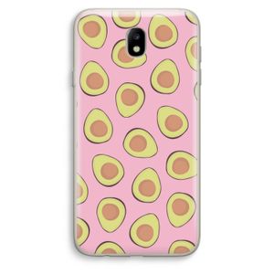 Dancing avocados: Samsung Galaxy J7 (2017) Transparant Hoesje