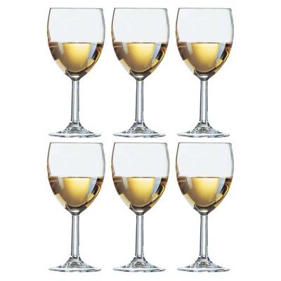Wijnglazen Savoie - 6x - 350 ml - glas - witte wijn glazen