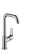 Hansgrohe Focus Wastafelkraan Met Draaibare Uitloop 24 Cm. Chroom