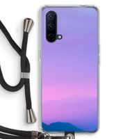 Sunset pastel: OnePlus Nord CE 5G Transparant Hoesje met koord