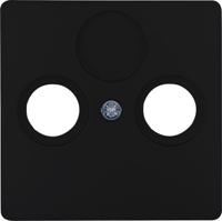Kopp HK05 mat zwart afdekplaat voor coax - 4621640