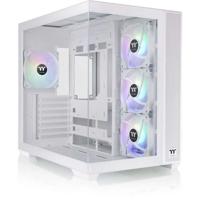 PC-behuizing - THERMALTAKE - View 380 TG ARGB Snow - Mid tower - ATX - Gehard glas - Wit