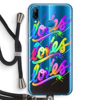 Loves: Huawei P20 Lite Transparant Hoesje met koord