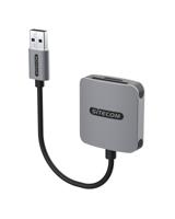 Sitecom MD-1007 geheugenkaartlezer USB 2.0 Zwart, Grijs - thumbnail