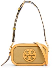 Tory Burch mini sac à bandoulière Miller en toile - Orange