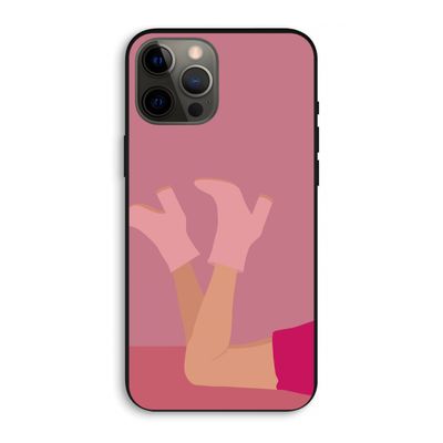 Pink boots: iPhone 12 Pro Max Biologisch afbreekbaar hoesje