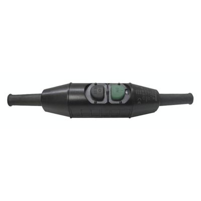 Bachmann 919.018 PRCD-tussenstekker PRCD-K 230 V Zwart IP55