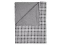 LIVARNO Fleece plaid 150 x 200 cm (Grijs/geruit) LIVARNO Fleece plaid 150 x 200 cm (Grijs/geruit)
