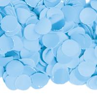 Luxe papieren confetti snippers - 1x - licht blauw - zak 1 kilo - Feestconfetti - Feestartikelen