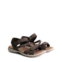 Travelin&apos; Women - straps ankle - Donkerbruin - Maat 38