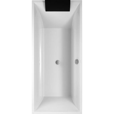 Villeroy & Boch Squaro bad - 180x80cm - quaryl rechthoekig met poten wit ubq180sqr2v-01