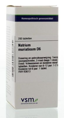 VSM Natrium muriaticum D6 (200 tab)
